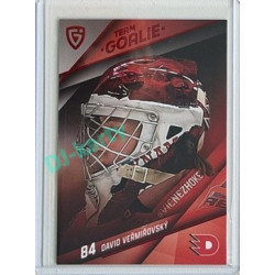 2025/26 Goal Cards Maxa liga 2.s. #TG-33 David Veřmiřovský Team Goalie Red 4/6