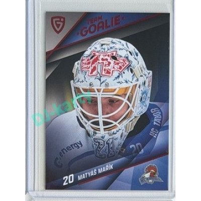 2025/26 Goal Cards Maxa liga 2.s. #TG-45 Matyáš Mařík Team Goalie Red 4/6