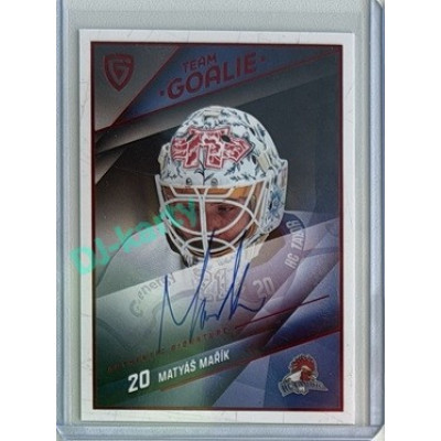 2025/26 Goal Cards Maxa liga 2.s. #SG-36 Matyáš Mařík Team Goalie Auto 1/5