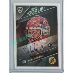 2025/26 Goal Cards Maxa liga 2.s. #SG-33 Miroslav Svoboda Team Goalie Auto 06/10