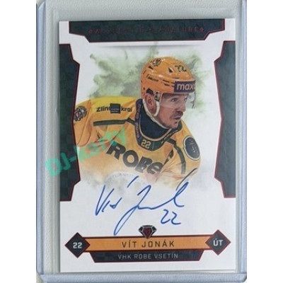 2025/26 Goal Cards Maxa liga 2.s. #VSE-8 Vít Jonák Authentic Signature 5/5