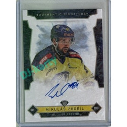 2025/26 Goal Cards Maxa liga 2.s. #PRE-5 Mikuláš Zbořil Authentic Signature 01/10