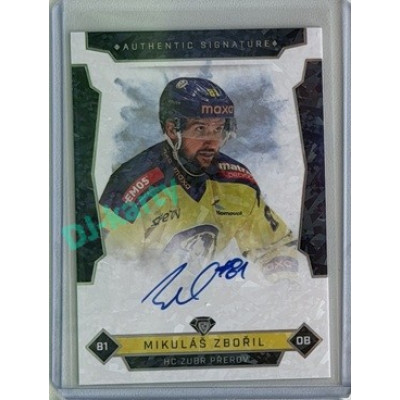 2025/26 Goal Cards Maxa liga 2.s. #PRE-5 Mikuláš Zbořil Authentic Signature 01/10