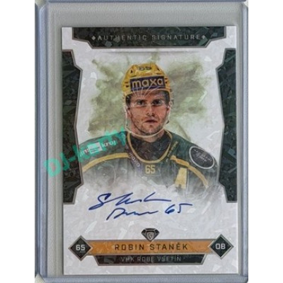 2025/26 Goal Cards Maxa liga 2.s. #VSE-4 Robin Staněk Authentic Signature 01/10