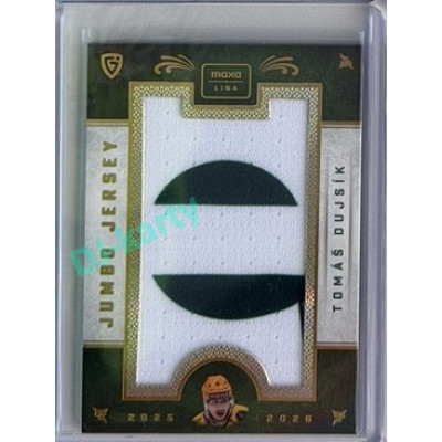 2025/26 Goal Cards Maxa liga 2.s. #JJ-15 Tomáš Dujsík Jumbo Material 7/8