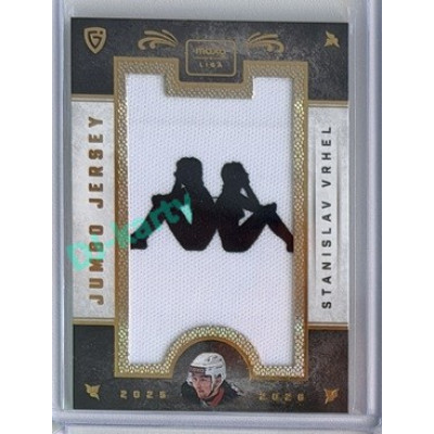 2025/26 Goal Cards Maxa liga 2.s. #JJ-03 Stanislav Vrhel Jumbo Material 1/1