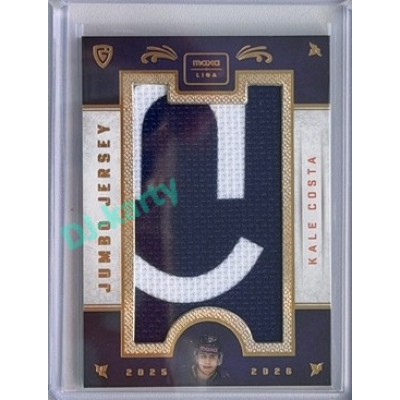 2025/26 Goal Cards Maxa liga 2.s. #JJ-12 Kale Costa Jumbo Material 4/4