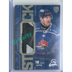 2025/26 Goal Cards Maxa liga 2.s. #ST-68 Jakub Matai Stick Rainbow 09/10