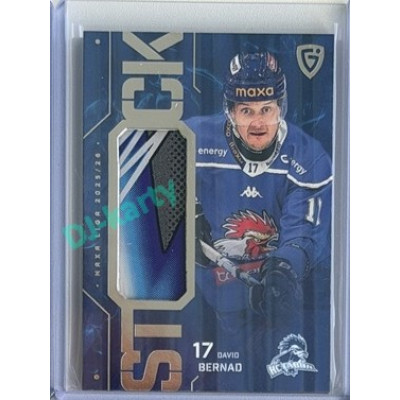 2025/26 Goal Cards Maxa liga 2.s. #ST-69 David Bernad Stick Rainbow 09/10