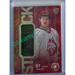 2025/26 Goal Cards Maxa liga 2.s. #ST-63 Roberts Kalkis Stick Rainbow 09/10