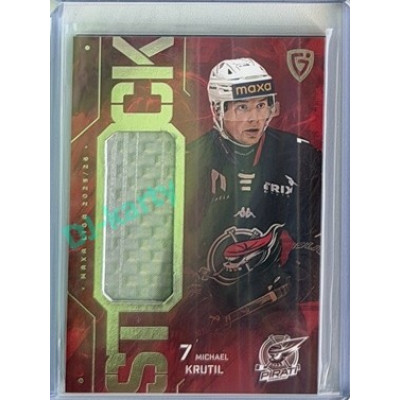 2025/26 Goal Cards Maxa liga 2.s. #ST-31 Michael Krutil Stick Rainbow 09/10
