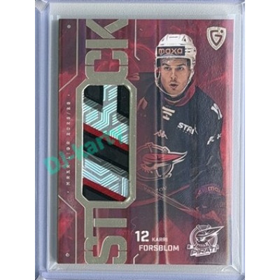 2025/26 Goal Cards Maxa liga 2.s. #ST-32 Karri Forsblom Stick Rainbow 09/10
