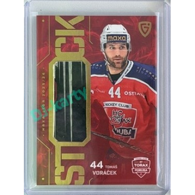 2025/26 Goal Cards Maxa liga 2.s. #ST-58 Tomáš Voráček Stick Gold 06/20