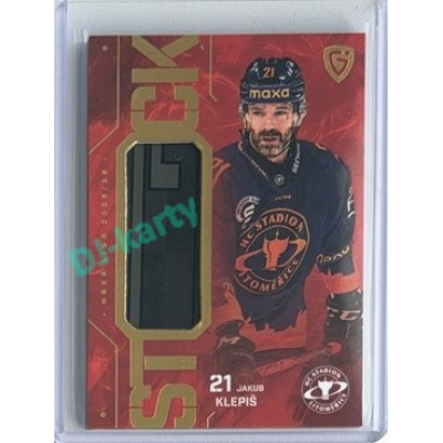 2025/26 Goal Cards Maxa liga 2.s. #ST-37 Jakub Klepiš Stick Gold 06/20