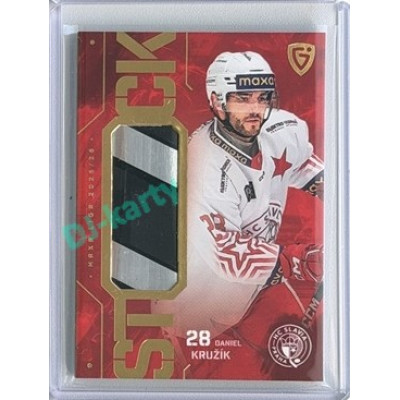 2025/26 Goal Cards Maxa liga 2.s. #ST-55 Daniel Kružík Stick Gold 06/20