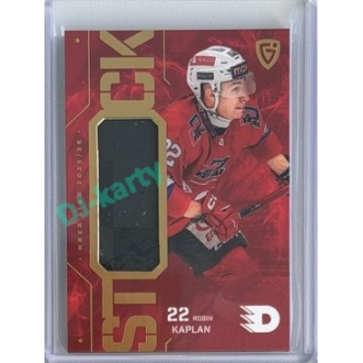 2025/26 Goal Cards Maxa liga 2.s. #ST-70 Robin Kaplan Stick Gold 06/20