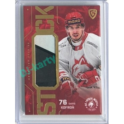 2025/26 Goal Cards Maxa liga 2.s. #ST-61 David Kofroň Stick Gold 06/20