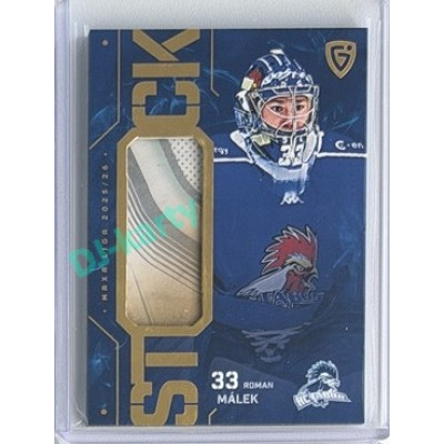 2025/26 Goal Cards Maxa liga 2.s. #ST-66 Roman Málek Stick Gold 06/20