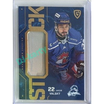 2025/26 Goal Cards Maxa liga 2.s. #ST-67 Jakub Valský Stick Gold 07/20