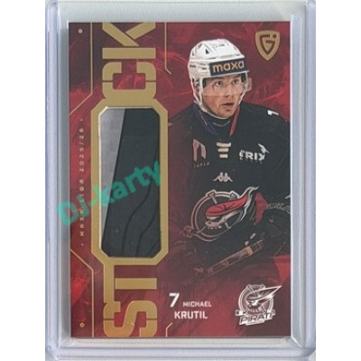 2025/26 Goal Cards Maxa liga 2.s. #ST-31 Michael Krutil Stick Gold 06/20