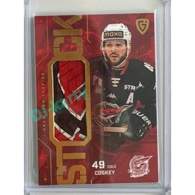 2025/26 Goal Cards Maxa liga 2.s. #ST-36 Cole Coskey Stick Gold 07/20