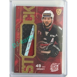 2025/26 Goal Cards Maxa liga 2.s. #ST-36 Cole Coskey Stick Gold 06/20