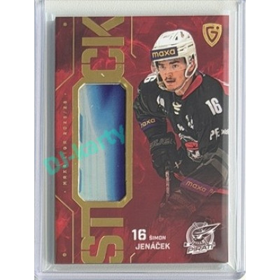 2025/26 Goal Cards Maxa liga 2.s. #ST-33 Šimon Jenáček Stick Gold 06/20