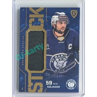 2025/26 Goal Cards Maxa liga 2.s. #ST-65 Petr Kolmann Stick Gold 06/20