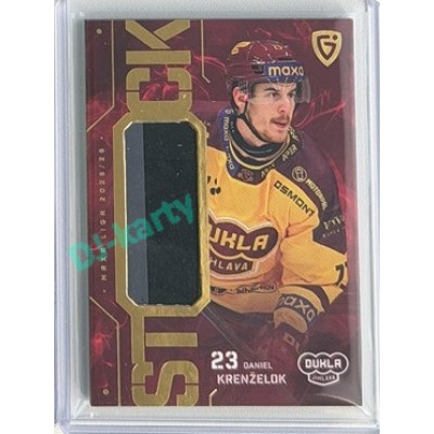 2025/26 Goal Cards Maxa liga 2.s. #ST-53 Daniel Krenželok Stick Gold 07/20