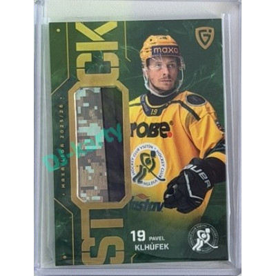2025/26 Goal Cards Maxa liga 2.s. #ST-48 Pavel Klhůfek Stick Gold 06/20