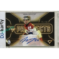 2026 Sportzoo Hokejové Česko #TPS-AN Adam Novotný Top Prospects Gold Auto 15/39