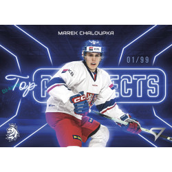 2026 Sportzoo Hokejové Česko #TP-07 Marek Chaloupka Top Prospects Neon Blue xx/99