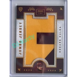 2025/26 Goal Cards Maxa liga 2.s. #JJ-10 Edgars Kulda Jumbo Material 1/6