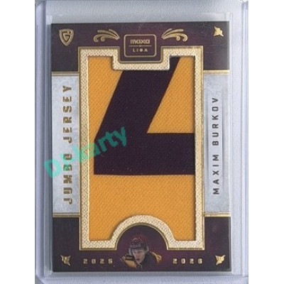 2025/26 Goal Cards Maxa liga 2.s. #JJ-11 Maxim Burkov Jumbo Material 3/4