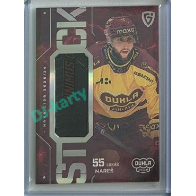 2025/26 Goal Cards Maxa liga 2.s. #ST-50 Lukáš Mareš Stick 3/3