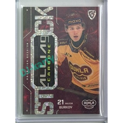 2025/26 Goal Cards Maxa liga 2.s. #ST-51 Maxim Burkov Stick Circles 3/5