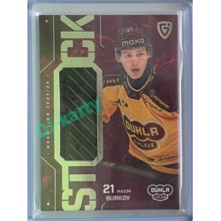 2025/26 Goal Cards Maxa liga 2.s. #ST-51 Maxim Burkov Stick Rainbow 09/10
