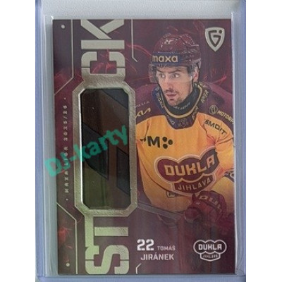 2025/26 Goal Cards Maxa liga 2.s. #ST-52 Tomáš Jiránek Stick Rainbow 09/10