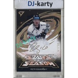 2025/26 Sportzoo ELH Play Off #SS-29 Petr Zámorský Stars of the Season Golden Script 29/50