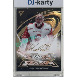 2025/26 Sportzoo ELH Play Off #SS-40 Matěj Machovský Stars of the Season Golden Script 43/50