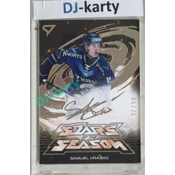 2025/26 Sportzoo ELH Play Off #SS-35 Samuel Kňažko Stars of the Season Golden Script 32/50