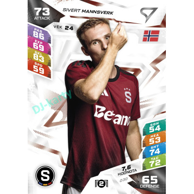 2026/27 Sportzoo Chance Liga DUEL #030 Sivert Mannsverk