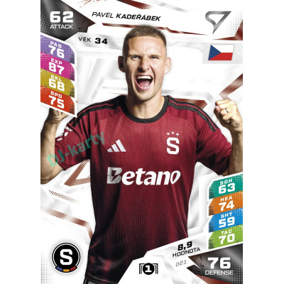 2026/27 Sportzoo Chance Liga DUEL #021 Pavel Kadeřábek