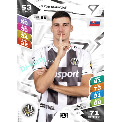 2026/27 Sportzoo Chance Liga DUEL #061 Jakub Uhrinčať