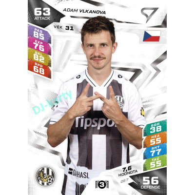 2026/27 Sportzoo Chance Liga DUEL #067 Adam Vlkanova