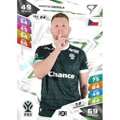 2026/27 Sportzoo Chance Liga DUEL #072 Martin Cedidla