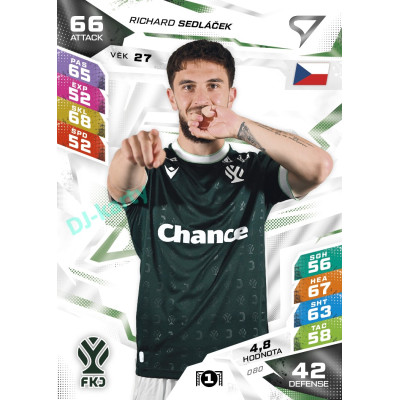 2026/27 Sportzoo Chance Liga DUEL #080 Richard Sedláček