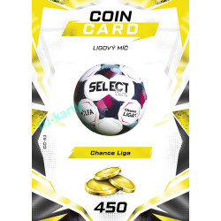 2026/27 Sportzoo Chance Liga DUEL #CC-51 ligový míč Coin Cards