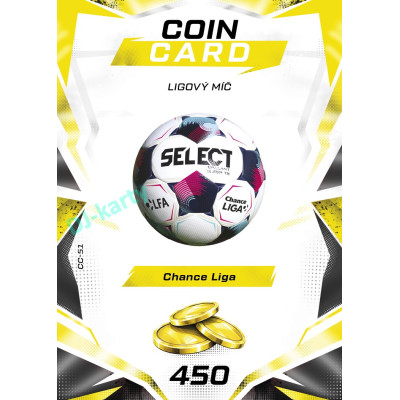 2026/27 Sportzoo Chance Liga DUEL #CC-51 ligový míč Coin Cards