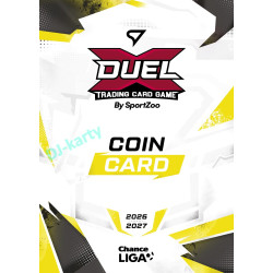 2026/27 Sportzoo Chance Liga DUEL #CC-10 domácí dres Coin Cards